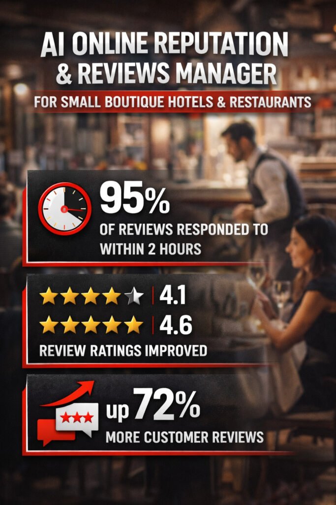 AI Online Reputation & Reviews Manager For Hotels