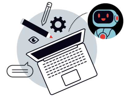 AI Websites, Apps & Accounting Icon