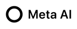 Meta AI Logo Black